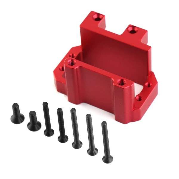 Alloy Servo Case 2278 for 1/8 Traxxas Sledge Upgardes 4WD Monster Truck 95076-4 Upgarde Parts (Red)
