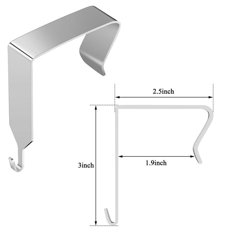 Funrous Over The Door Hook Panel Wall Metal Cubicle Picture