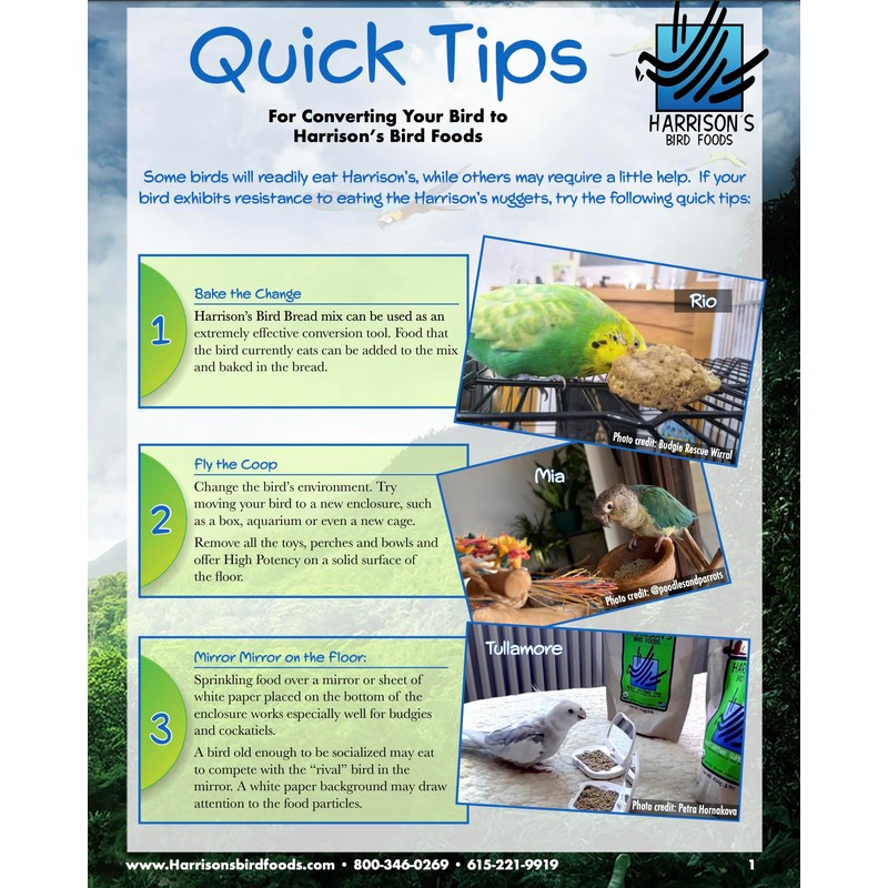 Harrison's Bird Foods Adult Lifetime Coarse Certified Organic Non-GMO Daily