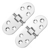uxcell Folding Table Hinge, 2pcs Zinc Alloy 180 Degree Round