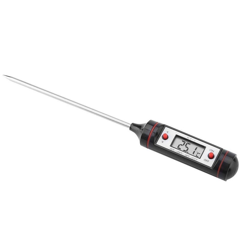 WT-1 Digital Thermometer with Long Probe, Kitchen BBQ Food Meat