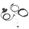 7.1mm Telescopic Throat Microphone Earpiece U94 PTT Suitable for Yaese