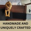 Gold Safari Animal Iron Metal Drawer Knobs (Knob, Lion)