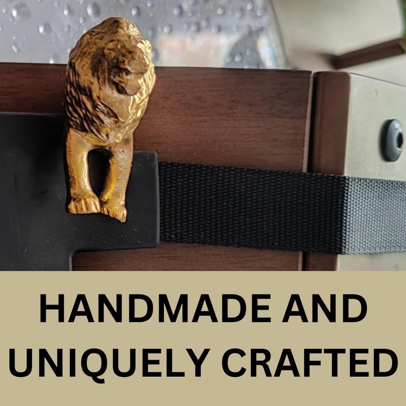 Gold Safari Animal Iron Metal Drawer Knobs (Knob, Lion)