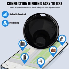 Smart Air Tracker Tag, YiYunTE 2 Pack Item Key Finder Locator compatible with Find My App(iOS only), Kids Children Tracking Tag Device, Small Bluetooth GPS Tracker for Cat Dog Pet Wallet Luggage