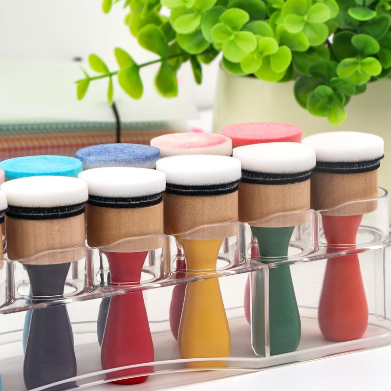 47 Packs Ink Blending Foam Pads Set, Include 8 Pcs
