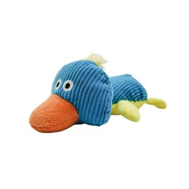 FLUFFY TAIL Squeaky Dog Toys to Keep Them Busy Squeaky Dog Toys with Soft Fabric, for Small, Medium, and Large Dogs for Daily Interaction, Companion Training 1Pcs (Blue Duck)