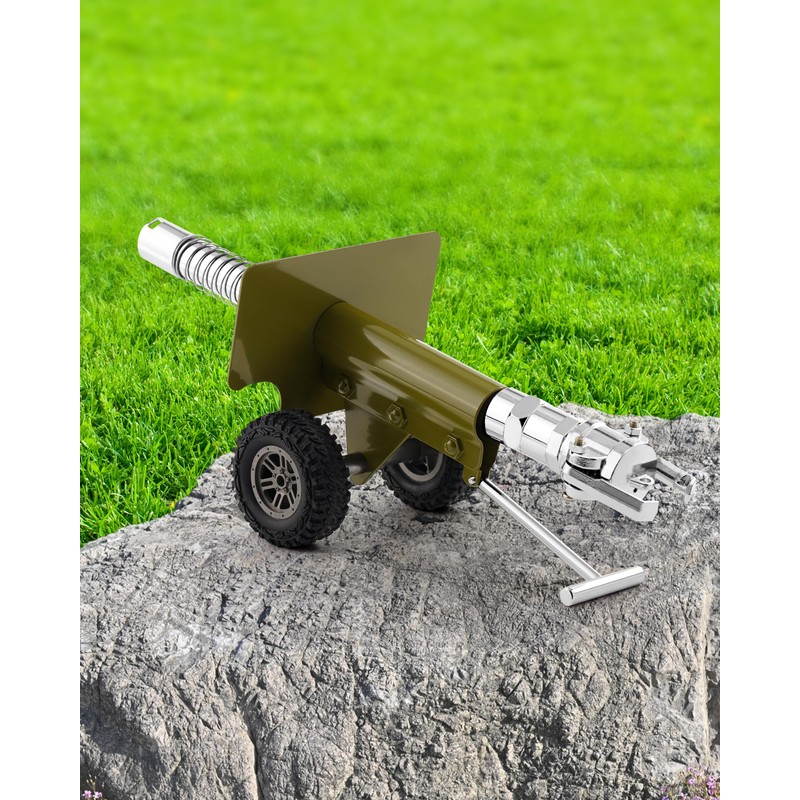 Faitio Mini Firecracker Launching Cannon Model, Stainless Steel Mini Cannon