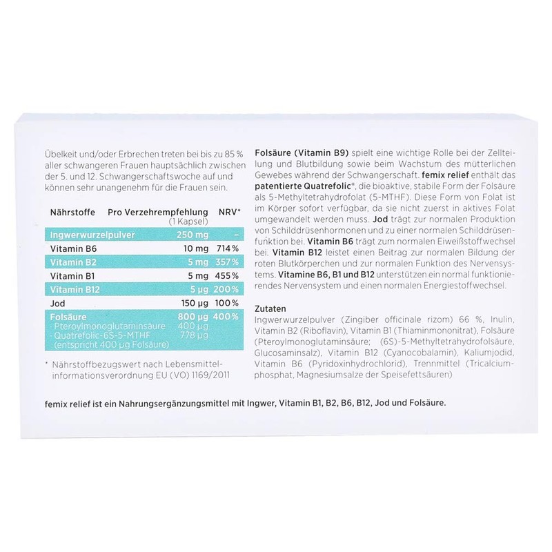 Femix Relief Capsules Pack of 90