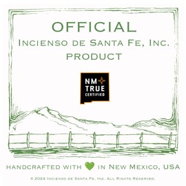 Incienso de Santa Fe - Mesquite Natural Wood Incense Bricks Without Holder, 40 Count - Made in The USA