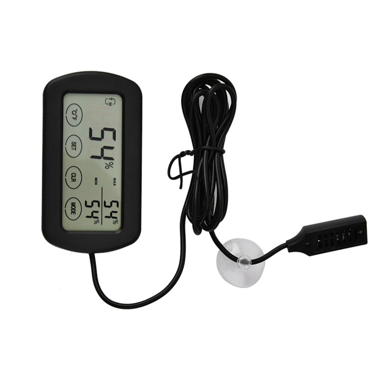 LCD Display Egg Incubator Reptile Tank Digital Thermometer Hygrometer