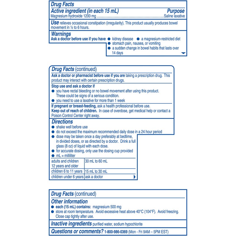 Phillips' Milk of Magnesia - 12 oz.