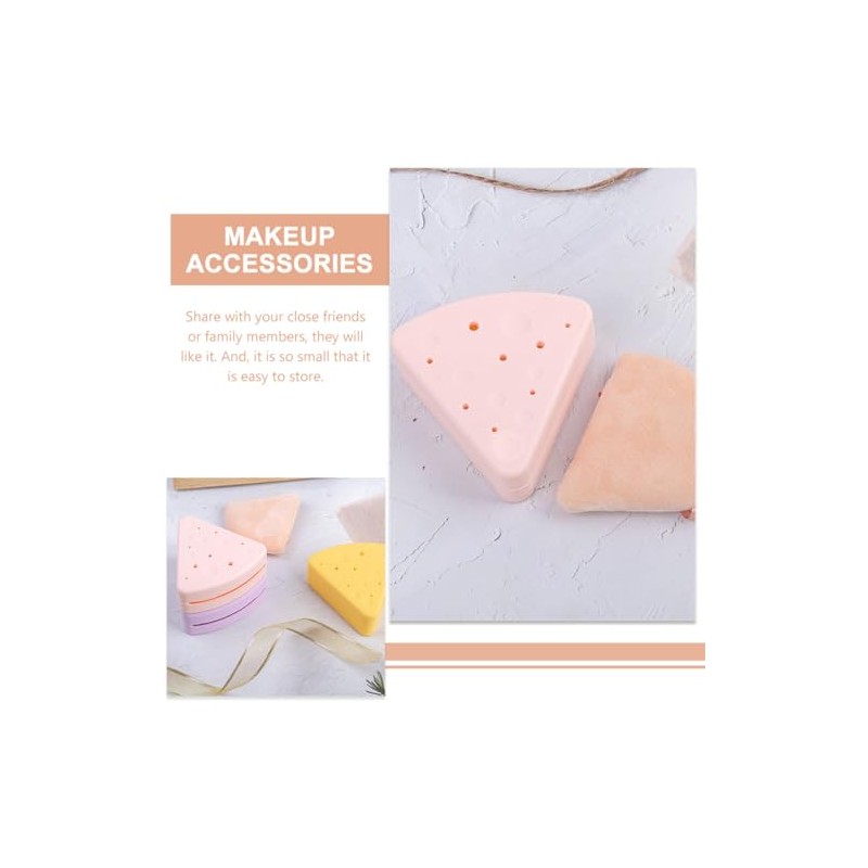 MAGICLULU Estuche Triangular para Esponjas de Maquillaje de Silicona Caja