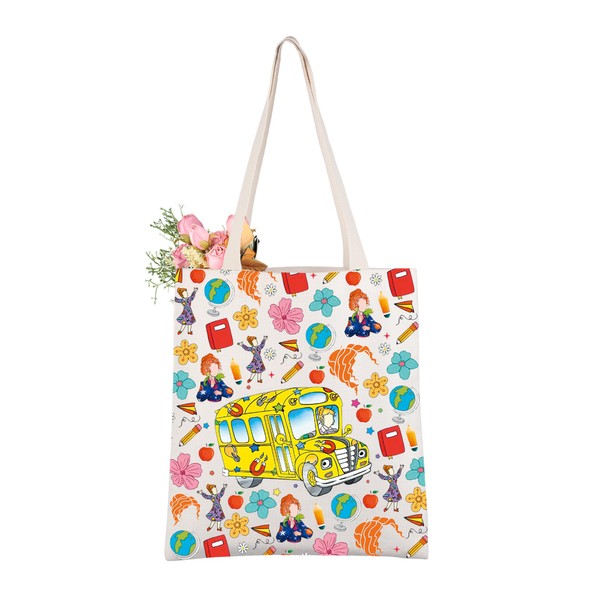CMNIM Magic Sch Bus Book Character Tote Bag Ms Frizzle