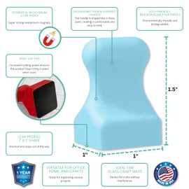 Glassboard Studio MiniPawn Magnet - Strong Neodymium Rare Earth Magnets for Fridge, Whiteboard, Locker & Magnetic Glassboards - Crafting & Office Use - Strong Fridge Magnets (Multicolor, Pawn, 12)