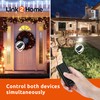 Link2Home Outdoor Weatherproof Wireless Remote Control Double Outlets, Dusk to