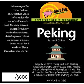 DIZZY PIG PEKING DRY RUB - Departure Series Limited Release BBQ Perfect for Duck