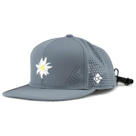 Bavarian Caps Edelweiss Outdoor V2 Grey Blue Snapback, gray, Unit size