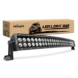 Nilight - 71013C-A 32" 180W Spot Flood Combo High Power LED Driving Lamp LED Light Bar Off Road Fog Driving Work Lights for SUV Boat Jeep Lamp