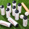 Yaomiao 6 Pcs Sports Squeeze Water Bottle Baseball Water Bottles