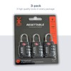 Suitcase Lock - Set of 3 - TSA Travel Lock