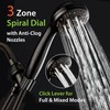 AquaDance High Pressure 6-Setting Oil Rubbed Bronze Handheld Shower Head