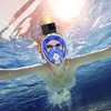 KLERICER 180°Full Face Snorkel Mask, Diving Mask Free Breathing Design