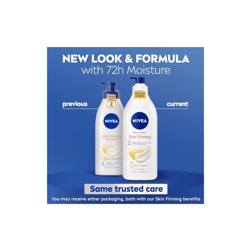 NIVEA Loción corporal hidratante reafirmante para la piel - Con