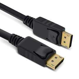 OMNIHIL 10 Feet Long Displayport Cable Compatible with LG 32MA70HY-P 32-Inch Full HD IPS Monitor