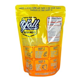 Y'all Sweet - Pack of 10 Perfect Batch Tea Bags - One Gallon Size (Peach)