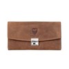 GERMANUS Toni Waiter's Wallet, Gastro Wallet, Real Leather, Wild Brown