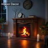 Raycare 2Pcs 4'' X 10'' Large Waterproof Outdoor Flameless Candle,
