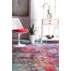 nuLOOM Reva Abstract Area Rug, 5' Round, Multi