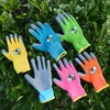 12 Pairs Kids Gardening Gloves Children Yard Work Glove Rubber