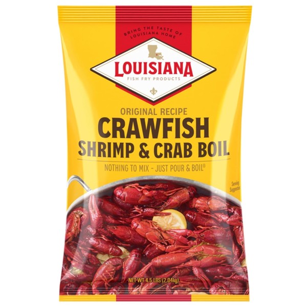 Louisiana Fish Fry, Crawfish, Crab & Shrimp Boil, 4.5 LB