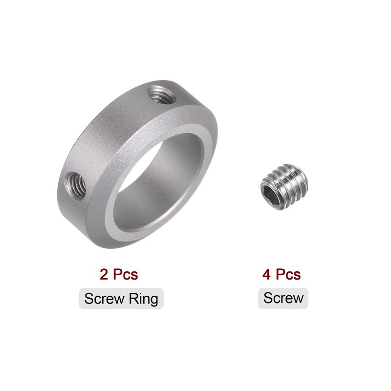 QUARKZMAN Set of 2 Adjusting Rings Shaft 25 mm Bore