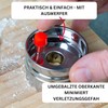 Westmark Linzer Keks-Ausstechform, Plätzchenstecher, Herz, Mit Auswerfer, Rostfreier Edelstahl/Kunststoff, Weihnachten,