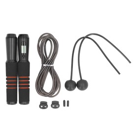 TOOLSGO Smart Jump Rope APP Data Analysis Fitness Skipping Rope Adjustable Cordless Jump Rope with Counter for Men Women Home Gym Workouts