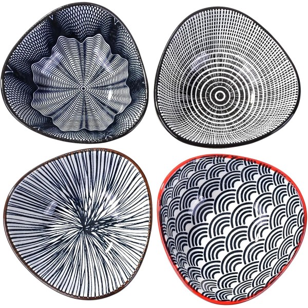 Whitenesser Ceramic Dipping Bowls Set of 4 Japanese Porcelain Side