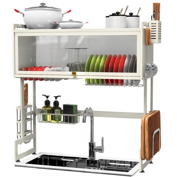 AIZOE Over Sink Dish Drying Rack, 29.5 inch, Kitchen Organizers