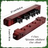 Pool Stick Holder 1 Set Wall Mounted Hardwood Billiard/Pool Cue
