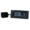 SEIKO CLOCK AC New LCD Digital Radio Wave Alarm Clock