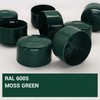 SKIR'CO RAL 6005 Fence Post Caps Round 51 mm Green
