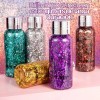 Mafab 3 Pzs Body Glitter Maquillaje Cabello Cuerpo Brillos Colores