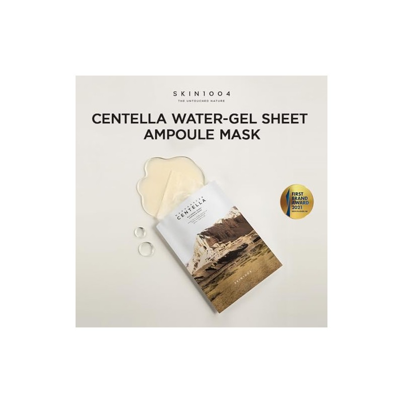 SKIN1004 Madagascar Centella Watergel Sheet Ampoule Mask, 1box - 5ea