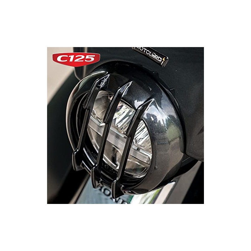 Motolordd Headlight Guard for Honda SuperCab C125 Motrode/Honda C125 Head