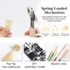 GlamorDove Hair Extension Pliers with Silicone Handle Anti-slip Keratin Bond