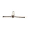1 Small Reversible Pocket Screwdriver Tweaker with Flathead/Straight and Phillips
