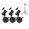 Andoer 3pcs/set Flexible Swivel Casters Wheels with 16mm Diameter Mounting