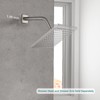 Heyalan Shower Arm Flange Plate,1pc Modern Shower Escutcheon Cover Plate